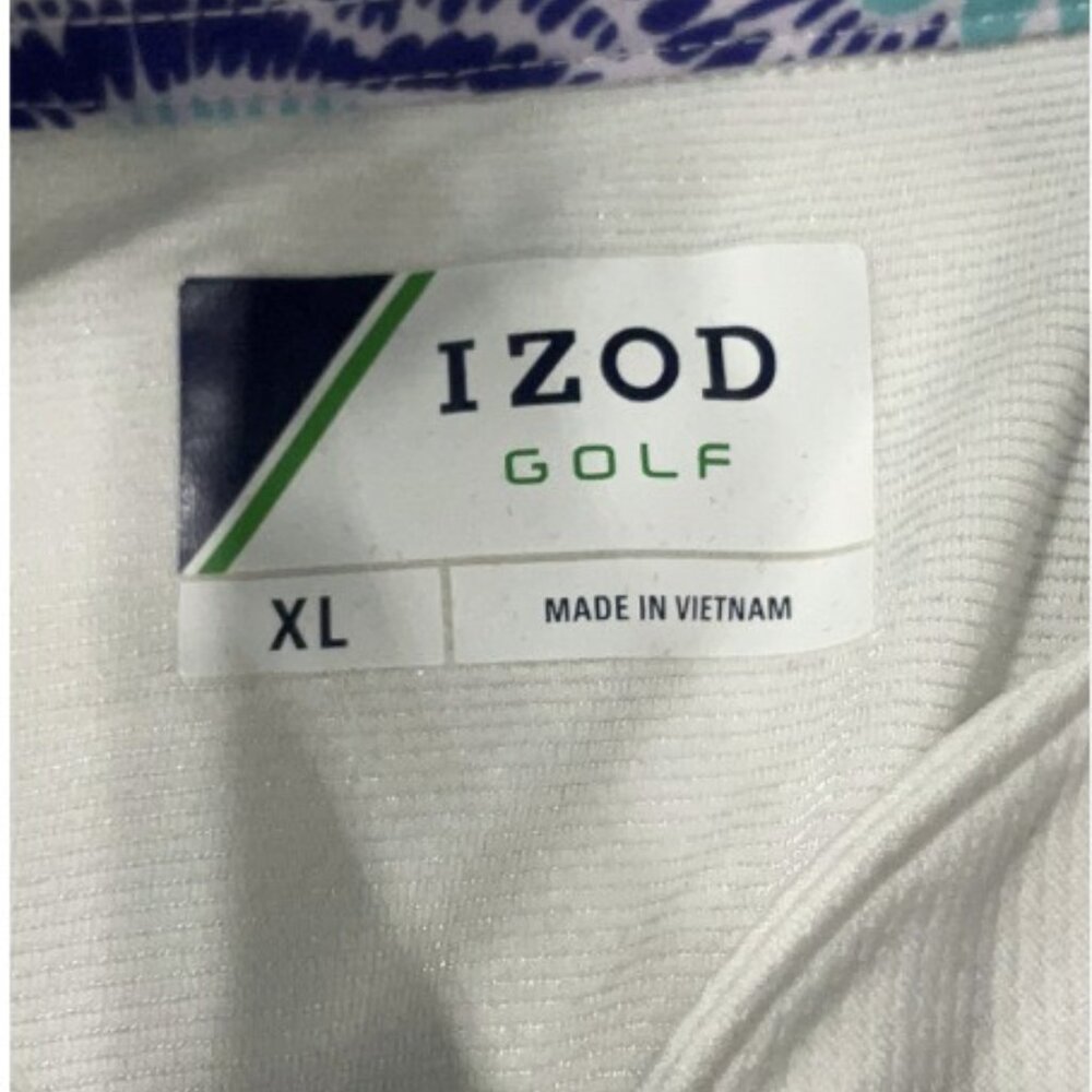 Izod Golf Shirt 3/4 zipper - Picture 8 of 8